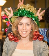 Me getting all festive with Carmarthen Photographic Society.